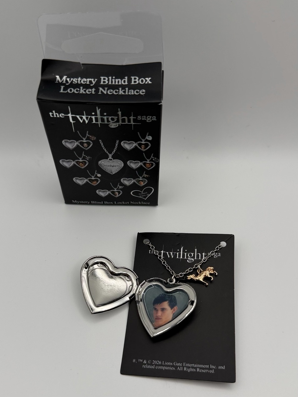 Twilight Saga Mystery Blind Box Locket Necklace Jacob Black
